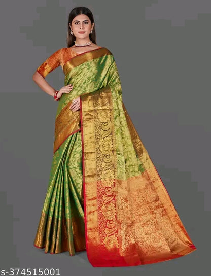 Myra Superior Women's Banarasi Silk Saree  | Beautiful Pure Banarasi Silk Saree