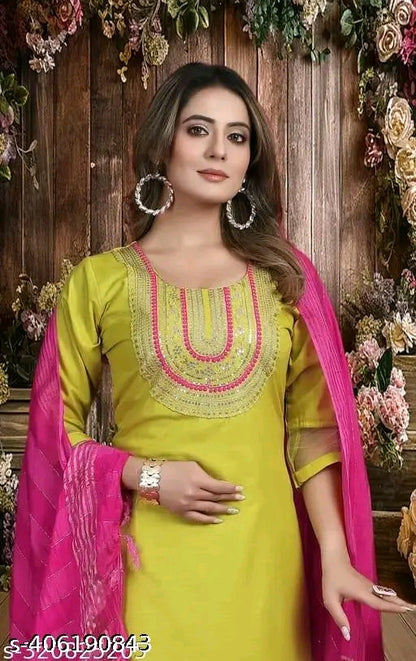 Dupatta and kurti set for womens |Cash on delivery available|