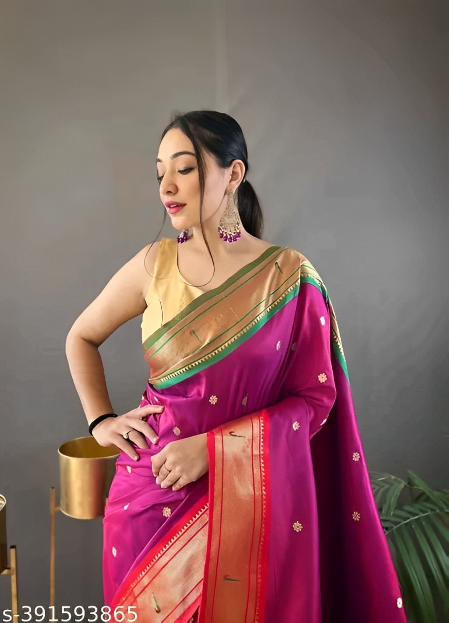 Pure Paithani Silk Saree