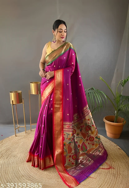 Pure Paithani Silk Saree