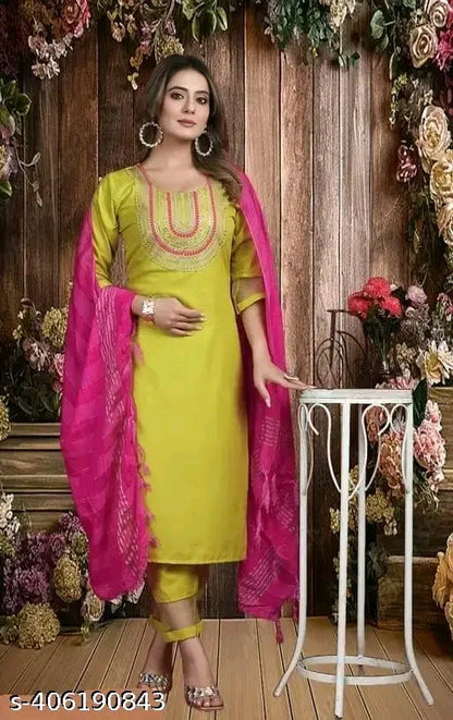 Dupatta and kurti set for womens |Cash on delivery available|